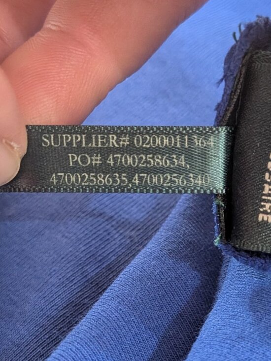 Lauren Ralph Lauren Blue Long Sleeve Top Women’s Small Cotton Stretch Casual - Picture 10 of 12